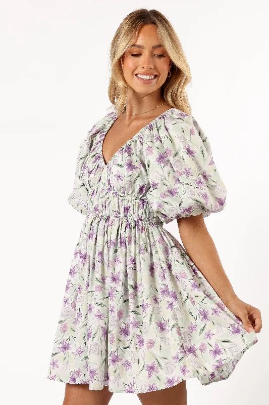 Cozy Comfort Style Sale Elevated Style Tenaya Mini Dress - Lavender