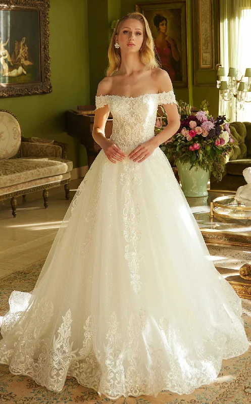 Explore What'S New Flowy Fabric GLS by Gloria GL3604 Bridal Dress