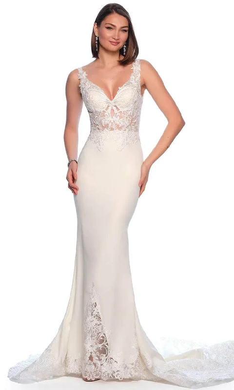 Discover Now Exquisite Craftsmanship Dave & Johnny Bridal 10499 - Embroidered Bodice Bridal Gown