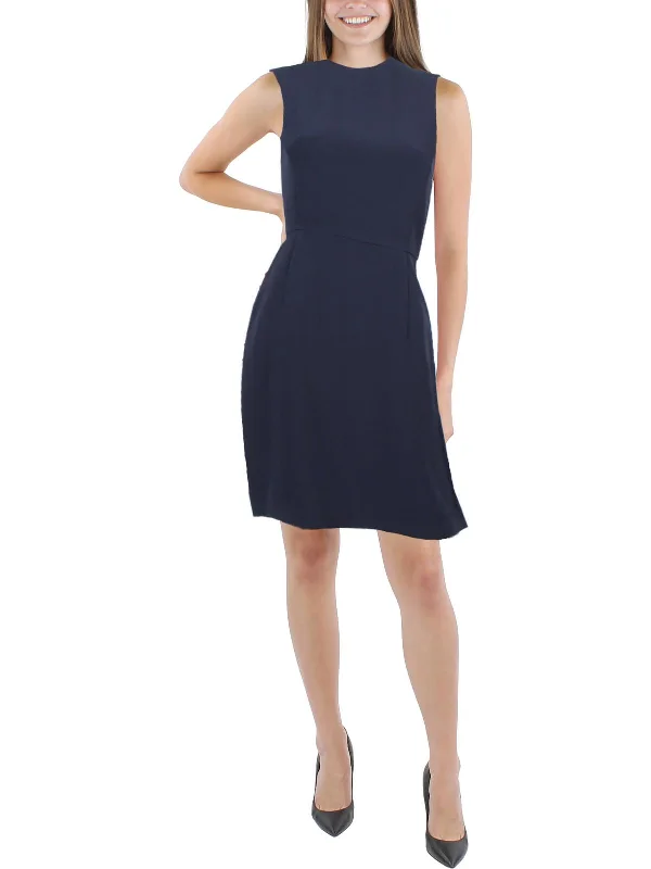 Limited Time Flash Sale Feminine Charm Womens Sleeveless Mini Sheath Dress