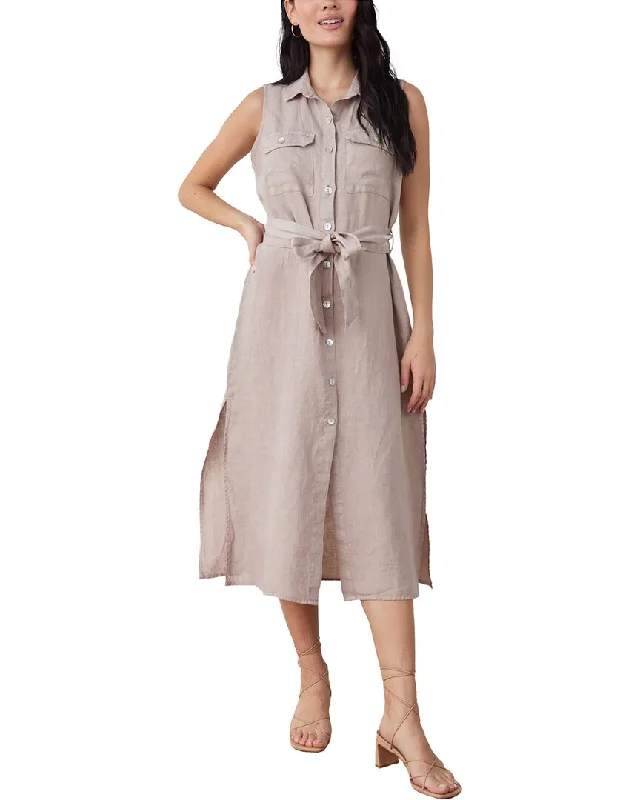 Vintage-Modern Style Offers Feminine Elegant Bella Dahl Sleeveless Utility Duster Dress