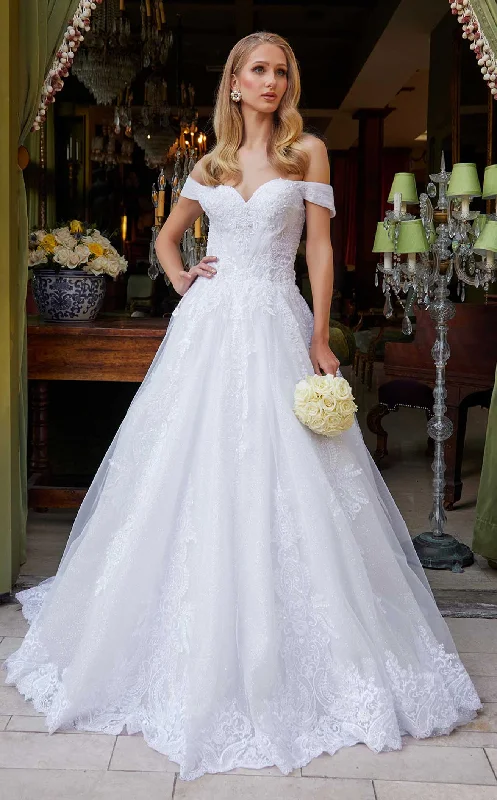 Flash Sale Now Soft Textures GLS by Gloria GL3534 Bridal Dress